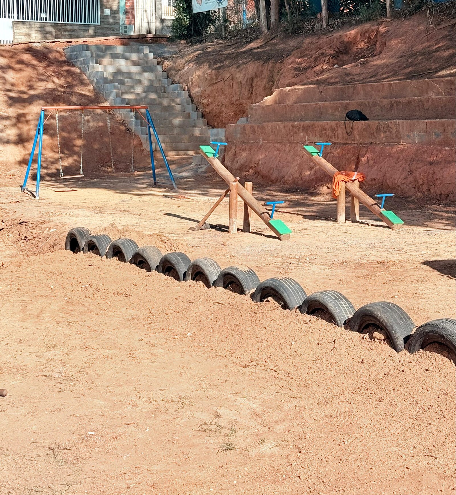 Espaço infantil ganha proteção sustentável no bairro Cidade Nova