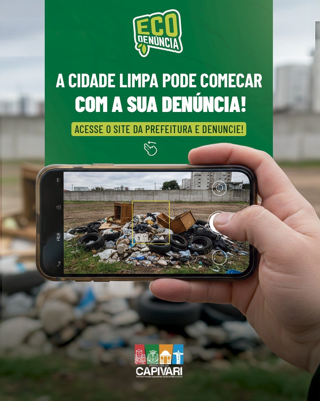 EcoDenúncia é lançado em Capivari para reforçar fiscalização ambiental