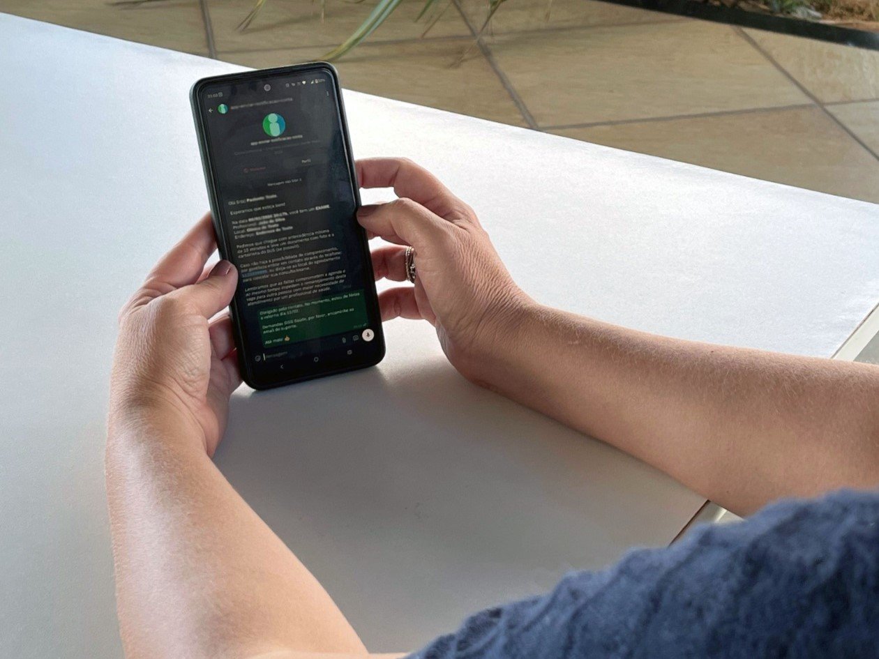 Secretaria de Saúde implanta sistema de lembretes via WhatsApp para reduzir faltas