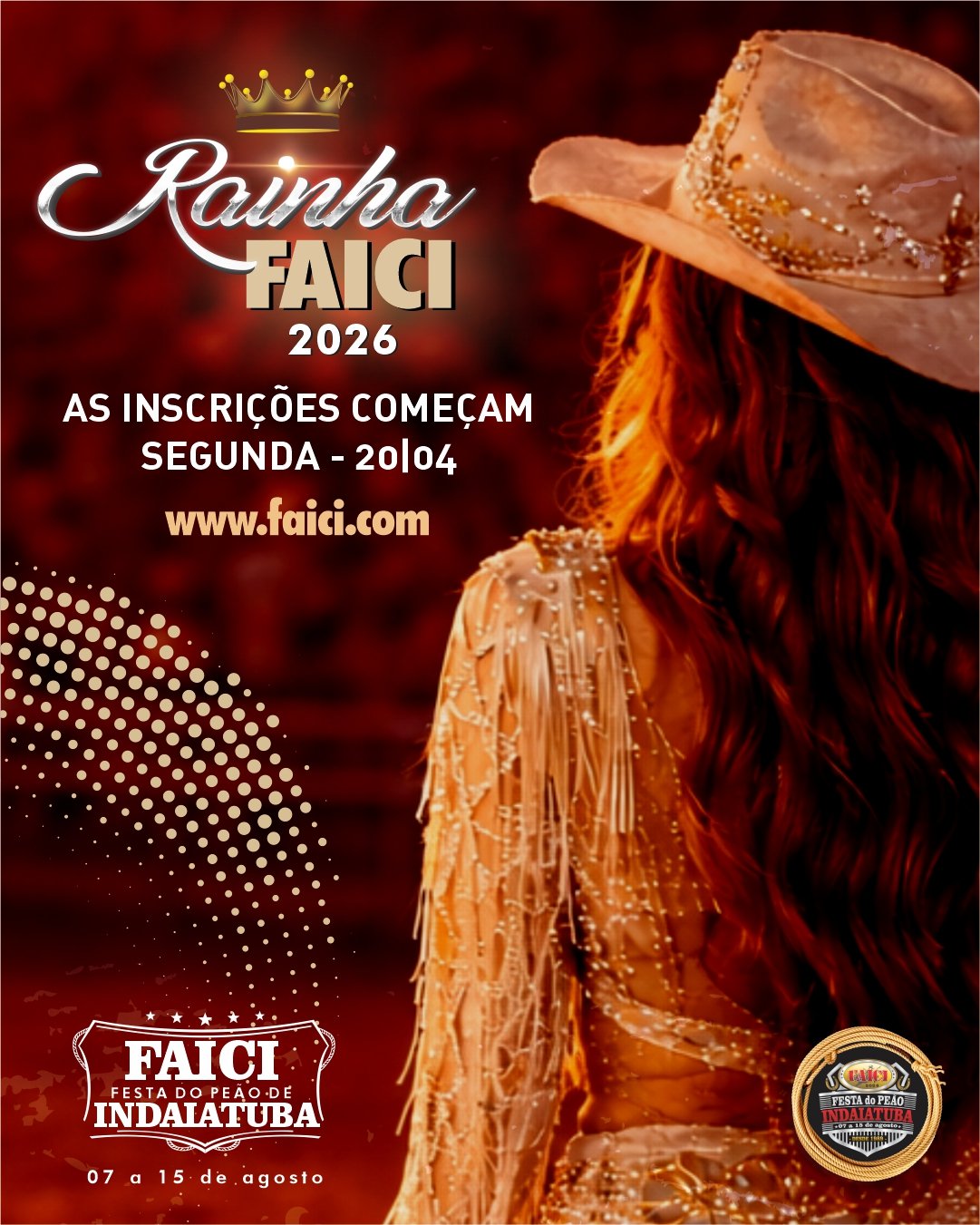 Festa do Peão de Indaiatuba abre disputa pela Rainha FAICI 2026