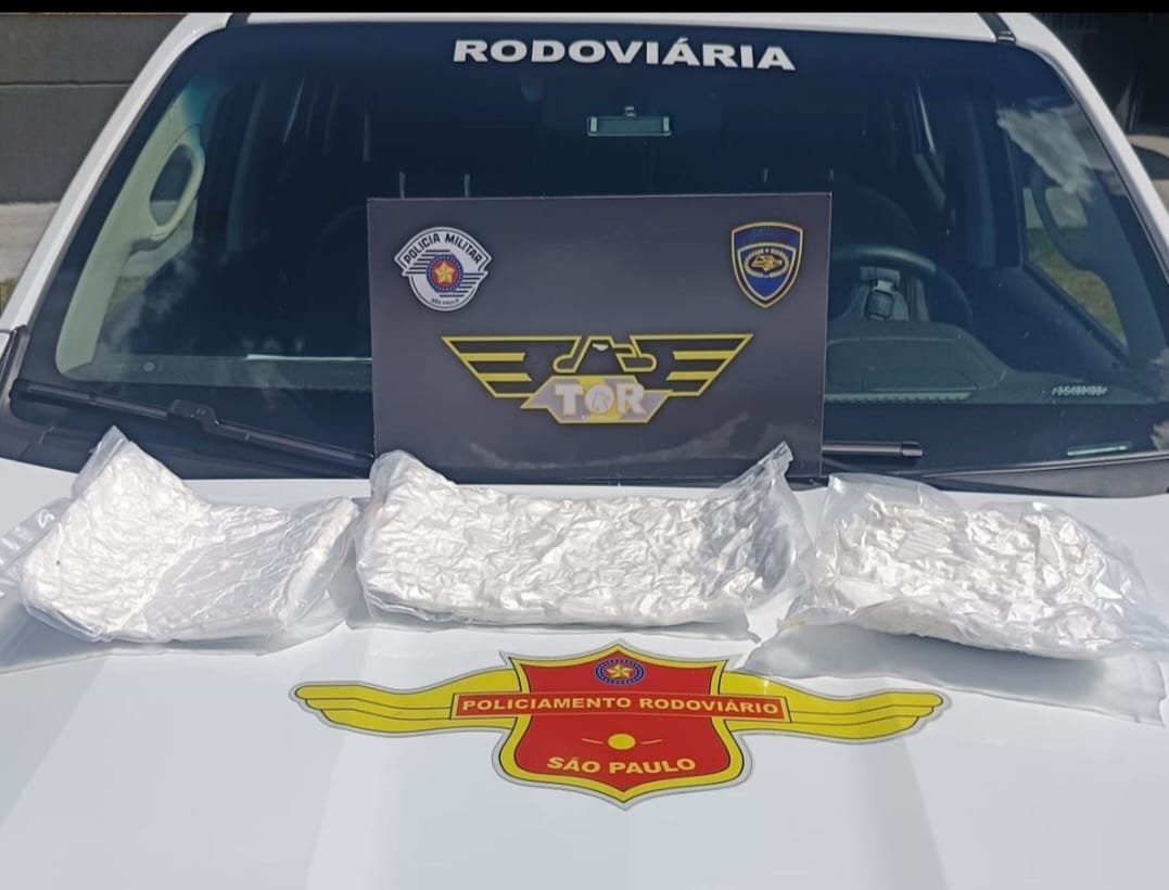 Suspeito é preso com 2 kg de cocaína na Rodovia Castello Branco, em Itu